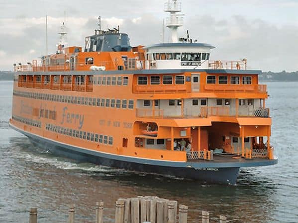 #16 New York City's Staten Island ferry boat ride