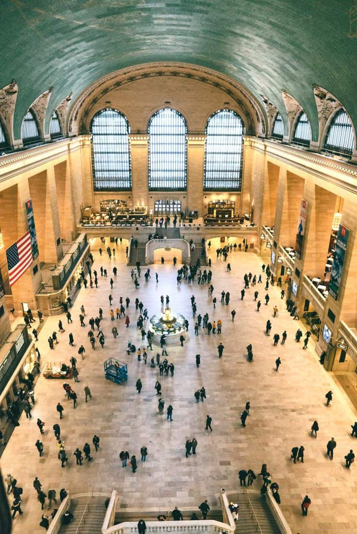 #24 New York City's Grand Central terminal during one of its not so busy hours