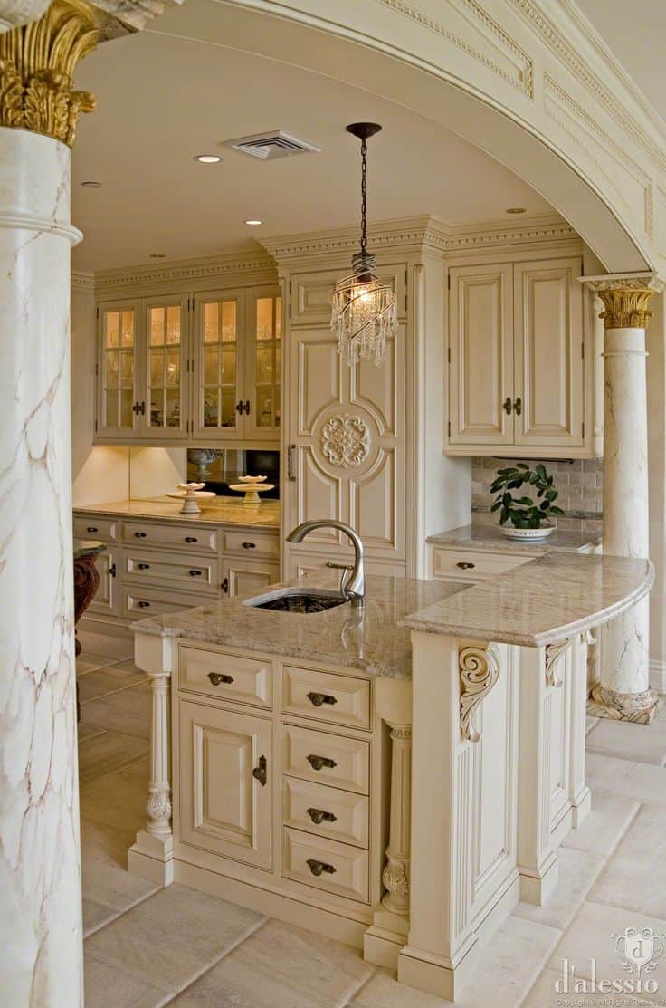 30 Gorgeous Kitchen Cabinets For An Elegant Interior Decor Part 2 Glass Cabinets (1)