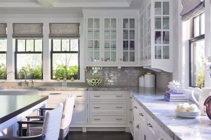 30 Gorgeous Kitchen Cabinets For An Elegant Interior Decor Part 2 Glass Cabinets (25)