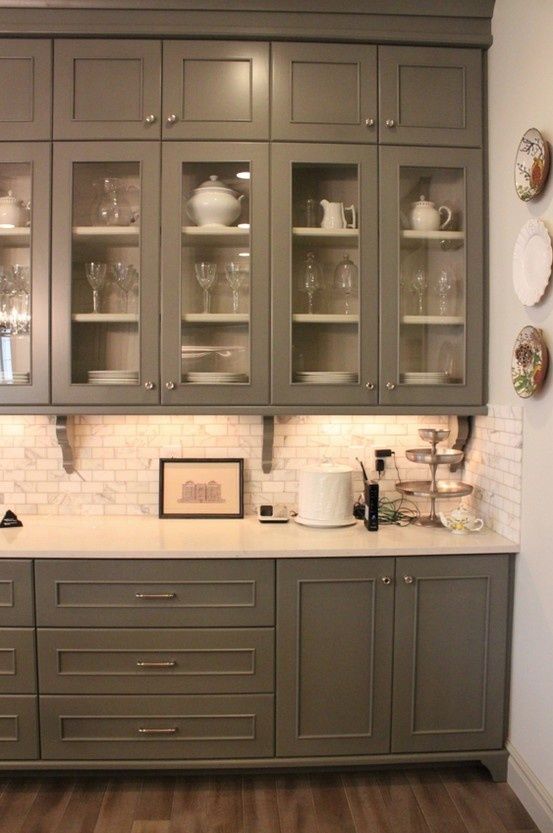 30 Gorgeous Kitchen Cabinets For An Elegant Interior Decor Part 2 Glass Cabinets (26)
