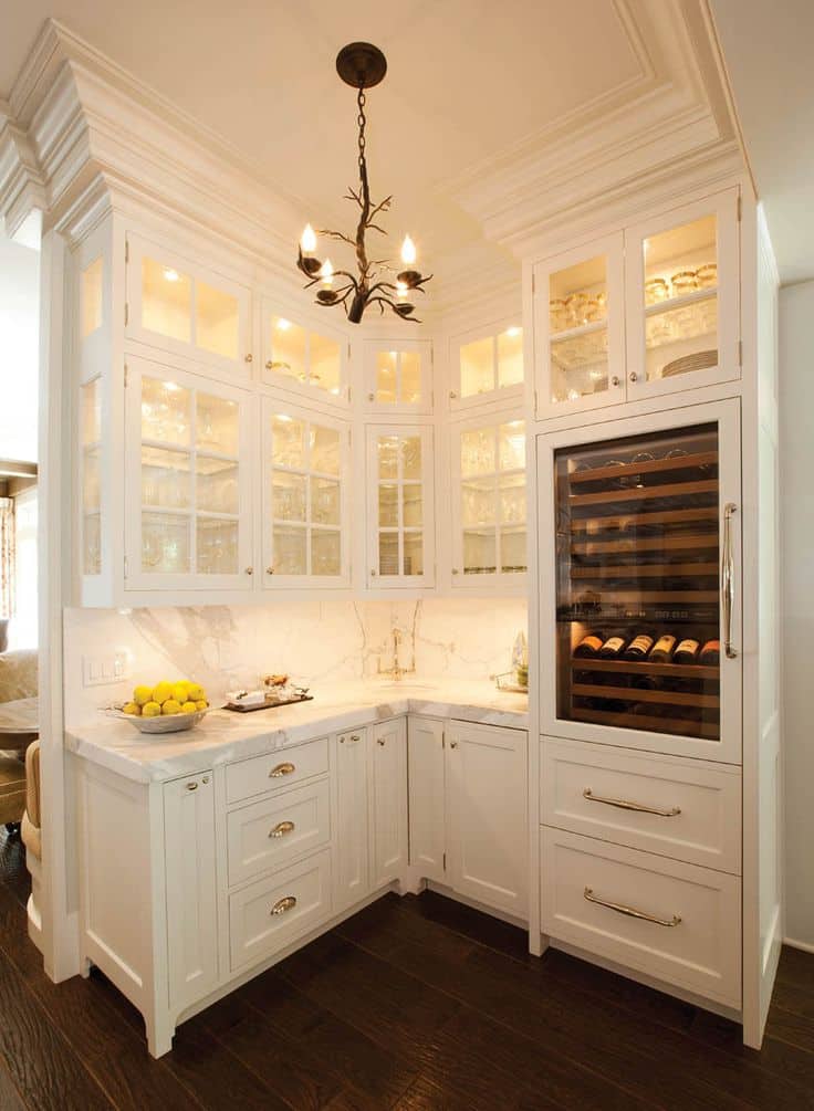 30 Gorgeous Kitchen Cabinets For An Elegant Interior Decor Part 2 Glass Cabinets (28)