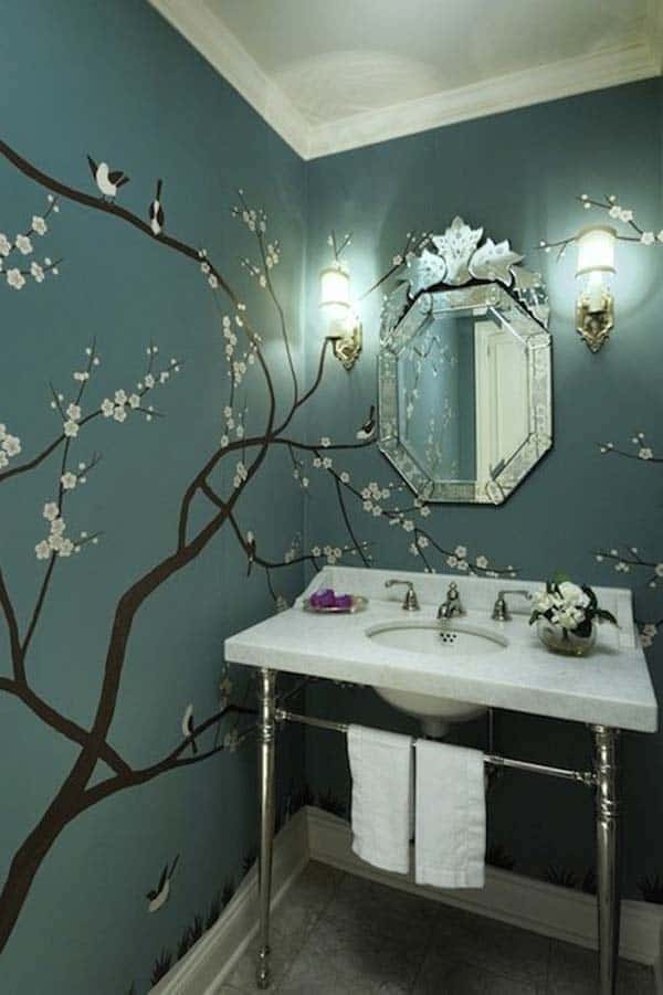 #4 JAPANESE INSPIRED TREES BEAUTIFYING A BATHROOM