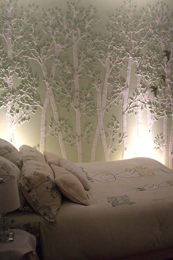 30 Ingenious Wall Tree Decorations To Beautify Your Home 