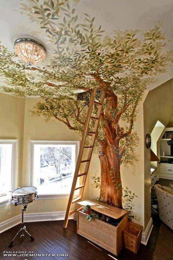 #8 GRAPHICAL MANNET TO INVITE YOUR CHILD TO CLIMB A TREE TOWARDS THE ATTIC