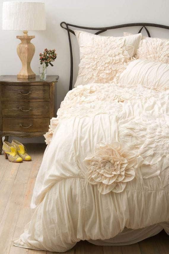 #27 shabby floral design comforter set
