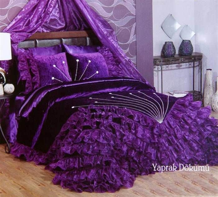 #29 royal purple comforter set
