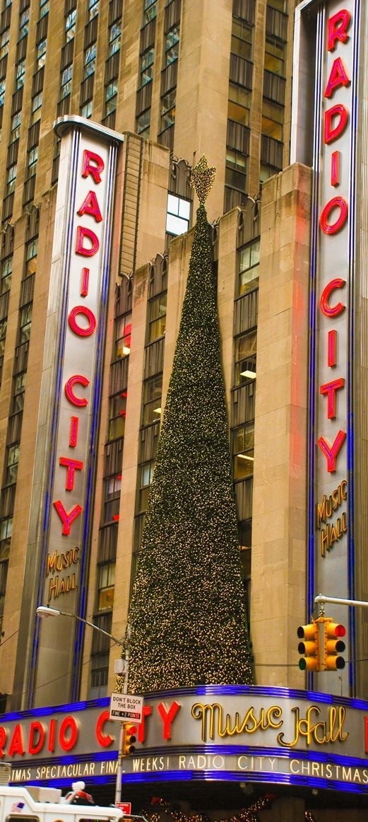 #5 Radio city music hall is known for its traditional New York City Christmas show