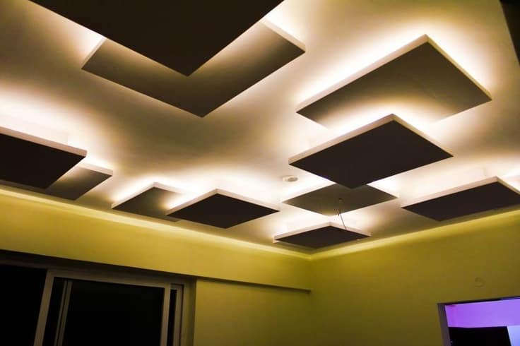 #2 SQUARE PATTERN DESIGN FALL CEILING