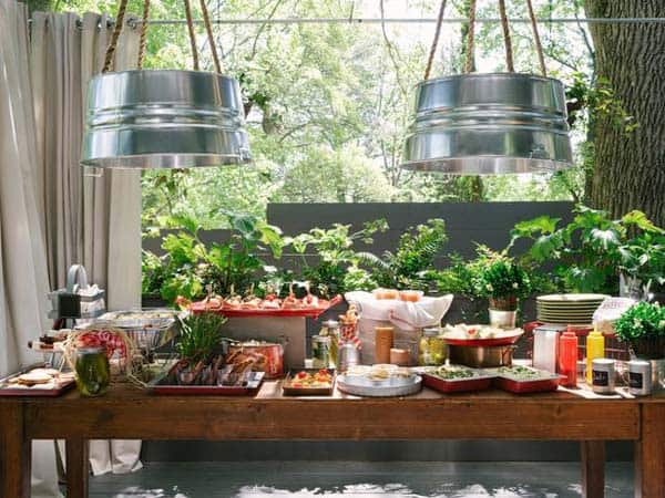 #5 SIMPLE AND NEAT GALVANIZED BUCKET LIGHTING FIXTURES