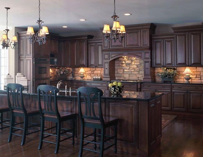 34 Gorgeous Kitchen Cabinets For An Elegant Interior Decor Part 1- Wooden Doors (21)