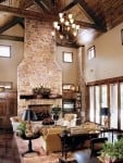 38 Rustic Country Cabins With A Stone Fireplace For A Romantic Get Away