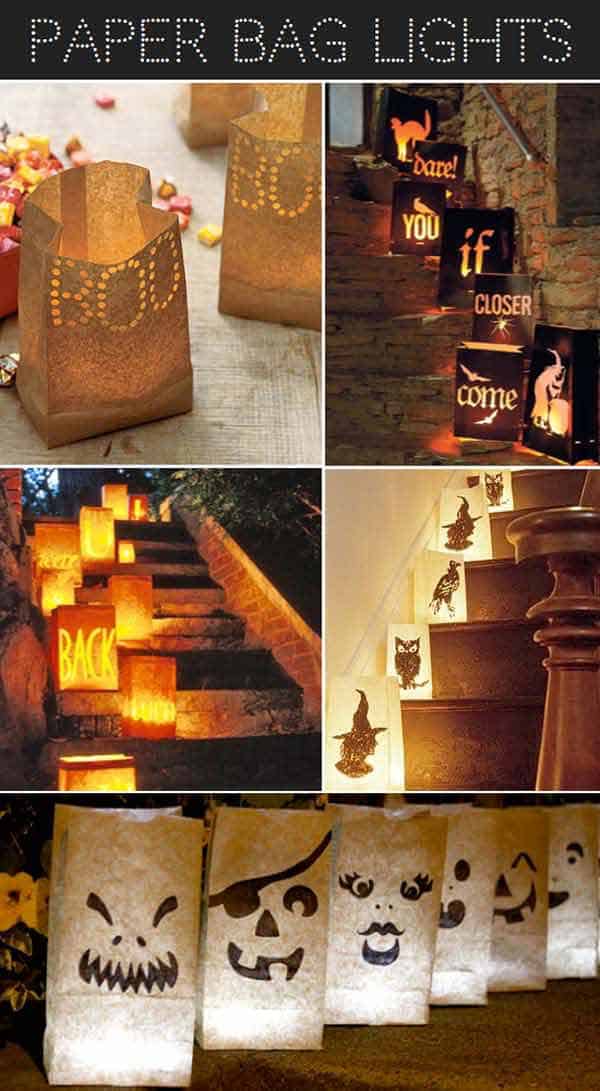 #22 CREATE SIMPLE SPOOKY PAPER BAG LIGHTS