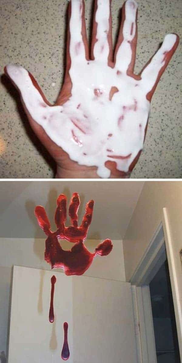 #26 USE SILICONE TO CREATE A REPLICA OF YOUR BLOODY PALM