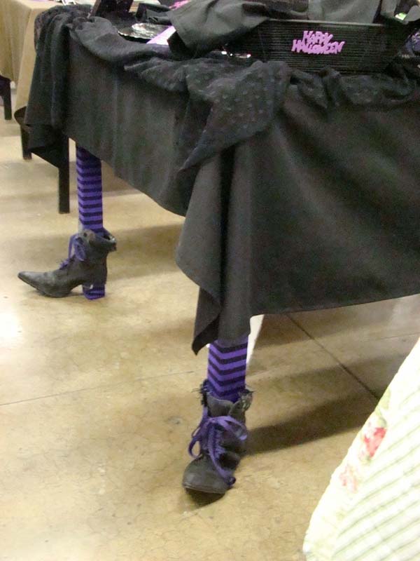 #27 ADD WITCH SHOES TO YOUR DINNING TABLE