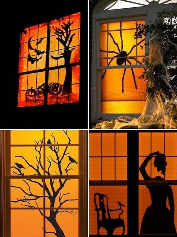 #30 USE YOUR INTERIOR LIGHT TO ANIMATE INSANELY CREATIVE HALLOWEEN SCENERIES