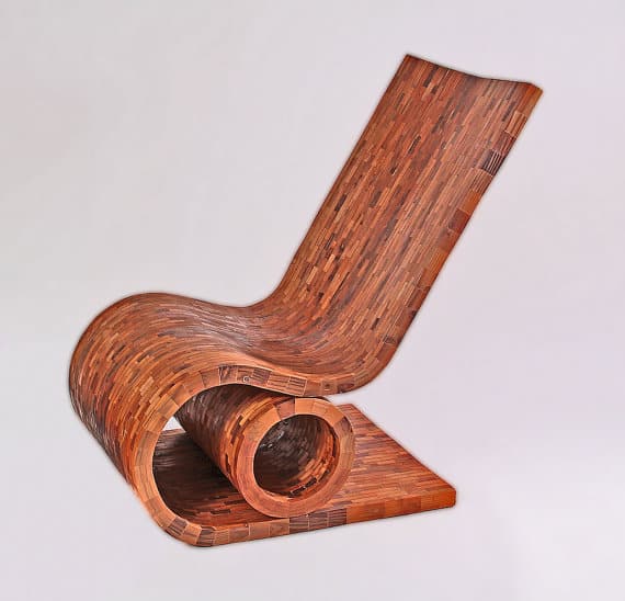 #14 Create a modern reclaimed wood chair