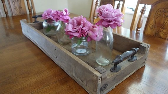 #50 Salvaged Wood Serving Tray