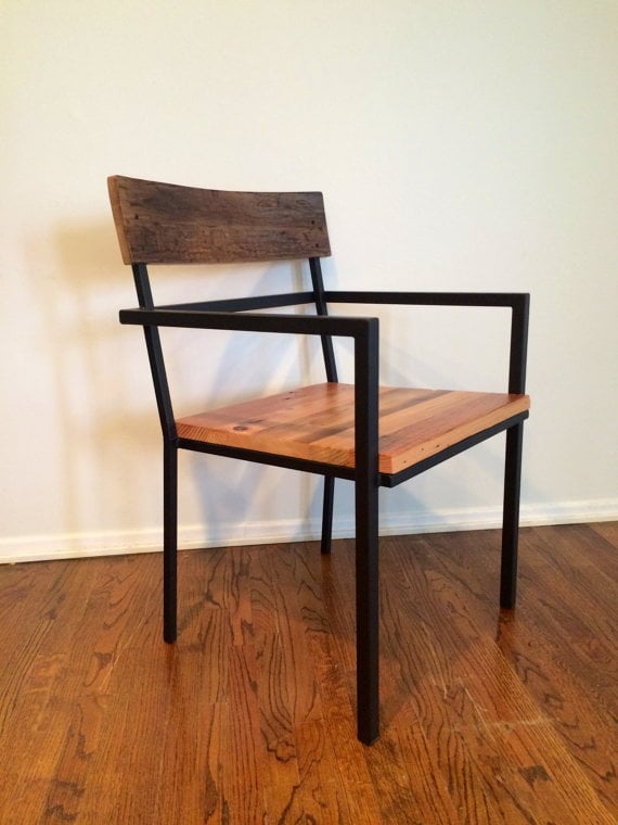 #5 Salvaged wood dinning room chairs