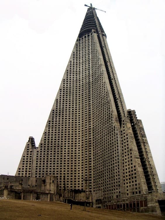 #3 THE RYUGYONG HOTEL IN NORTH KOREA