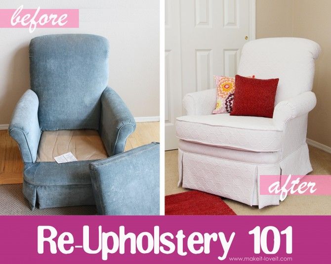 #16 beautiful reupholstering of a swivel armchair