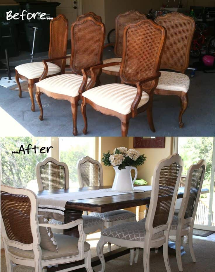 #19 old French cane chair re-upholstery idea