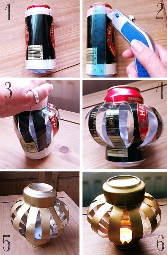 17 Innovative Ways To Recycle And Decorate Discarded Tin Cans For Everyday Use (17)