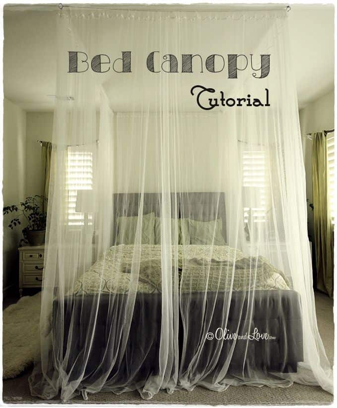 #9 design your own canopy bed with a simple tutorial