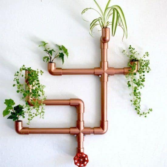 16 IMAGINE  YOUR PLANTS GETTING WATERED REGULARLY VIA COPPER PLANTING PIPES 