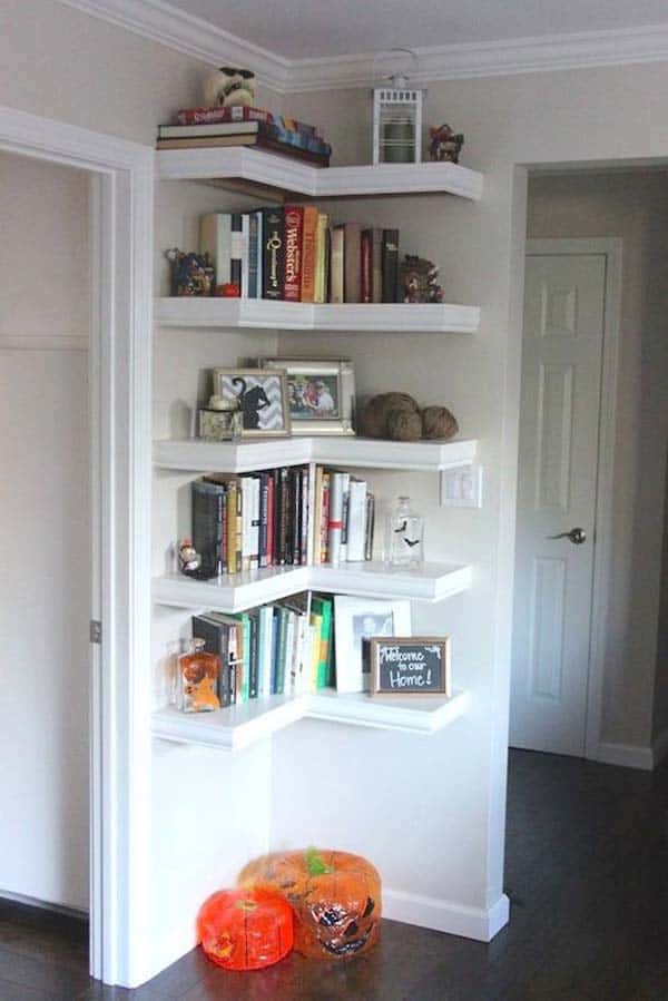 #2 CREATE A SMALL CORNER LIBRARY IN YOUR HOME