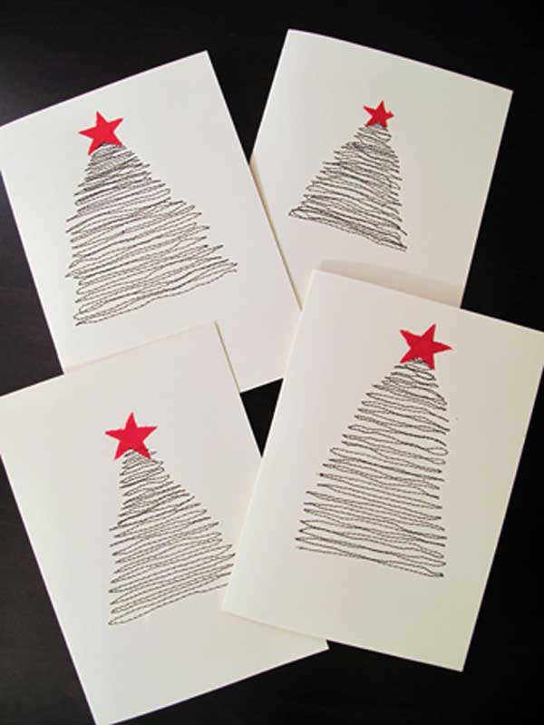 34 Neat DIY Christmas Postcard Ideas For a Joyful Season homesthetics (22)
