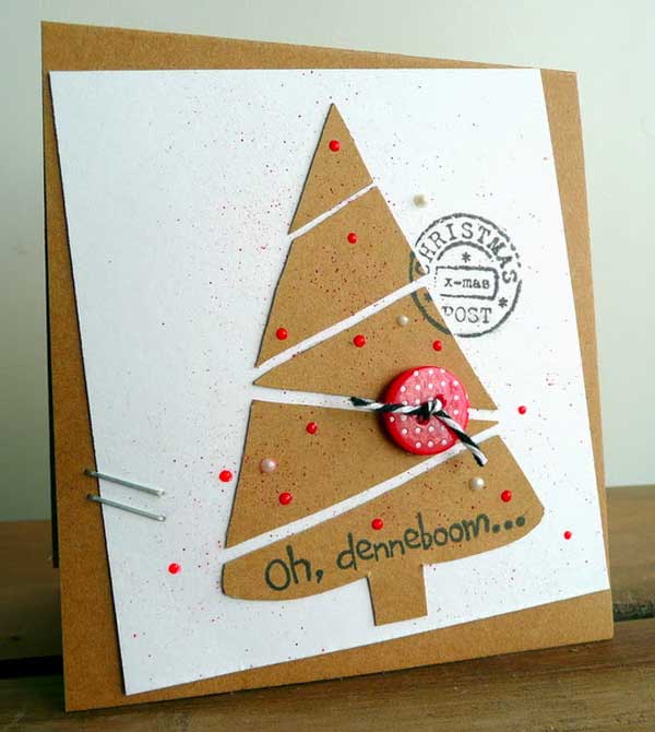 34 Neat DIY Christmas Postcard Ideas For a Joyful Season homesthetics (5)