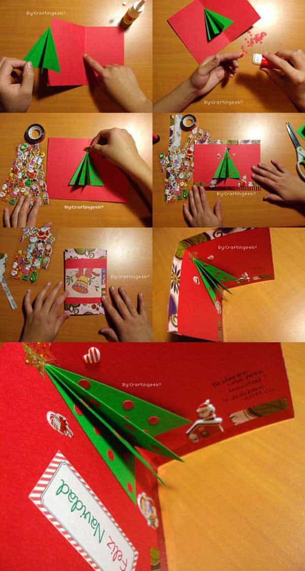 34 Neat DIY Christmas Postcard Ideas For a Joyful Season homesthetics (9)
