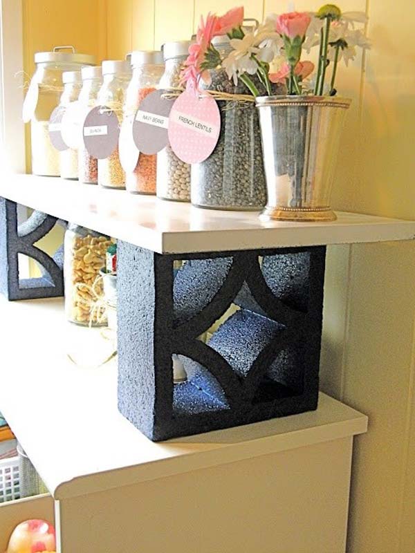 16 Creative Do It Yourself Cinder Block Projects For Your Home homesthetics (4)