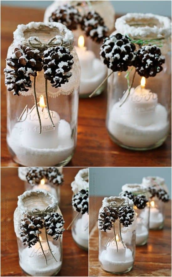 18 Captivating DIY Christmas Mason Jars