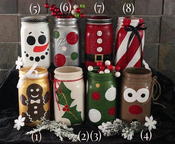 18 Captivating DIY Christmas Mason Jars (13)