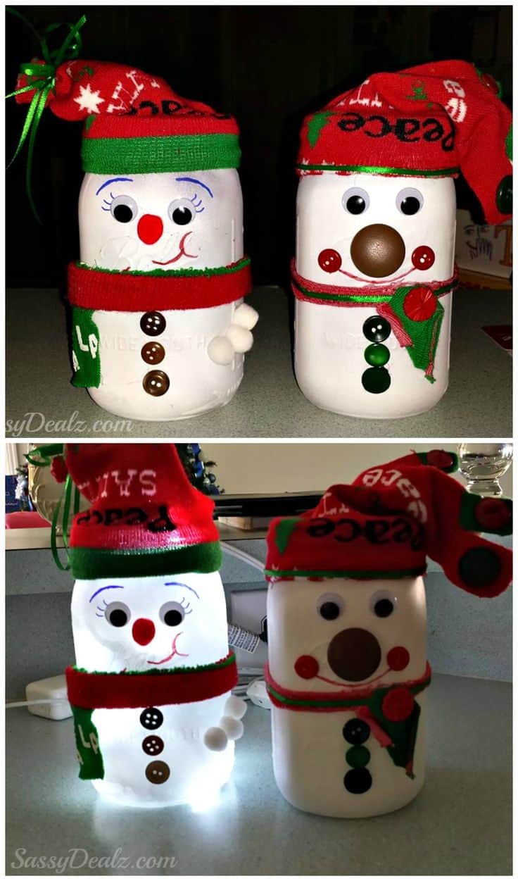 18 Captivating DIY Christmas Mason Jars (17)