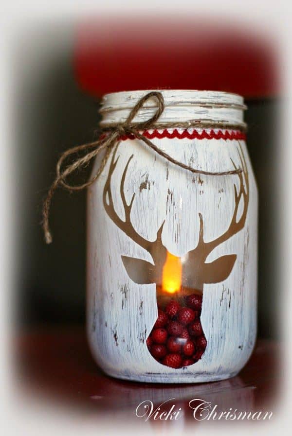 18 Captivating DIY Christmas Mason Jars (9)
