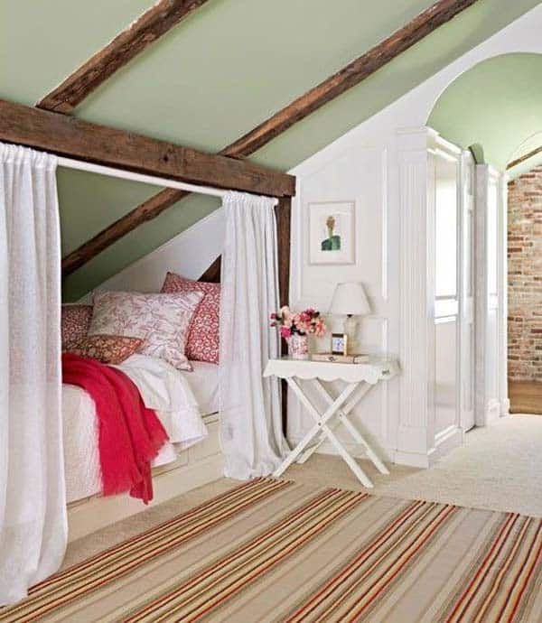 20 Spectacular Design Ideas For Unused Attic Space design homesthetics (18)