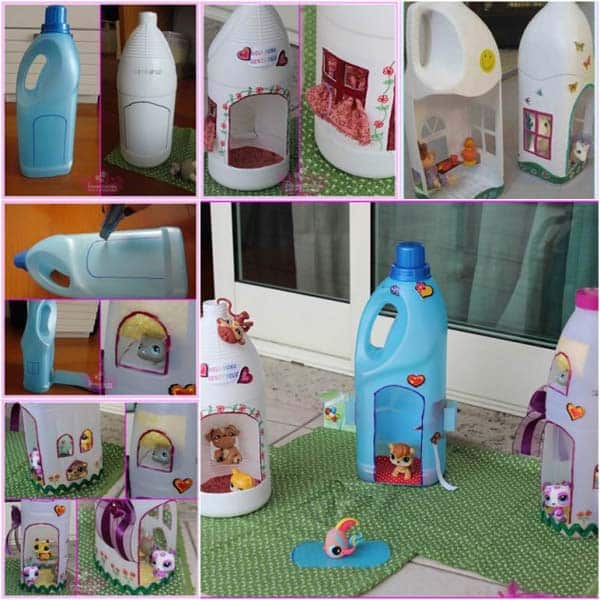 26. get creative and build your little girl a magical doll castle