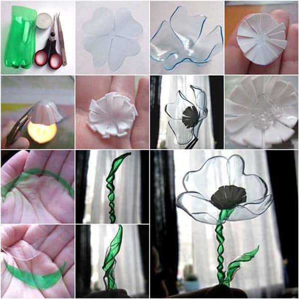 6. learn to mold plastic into flowery decors