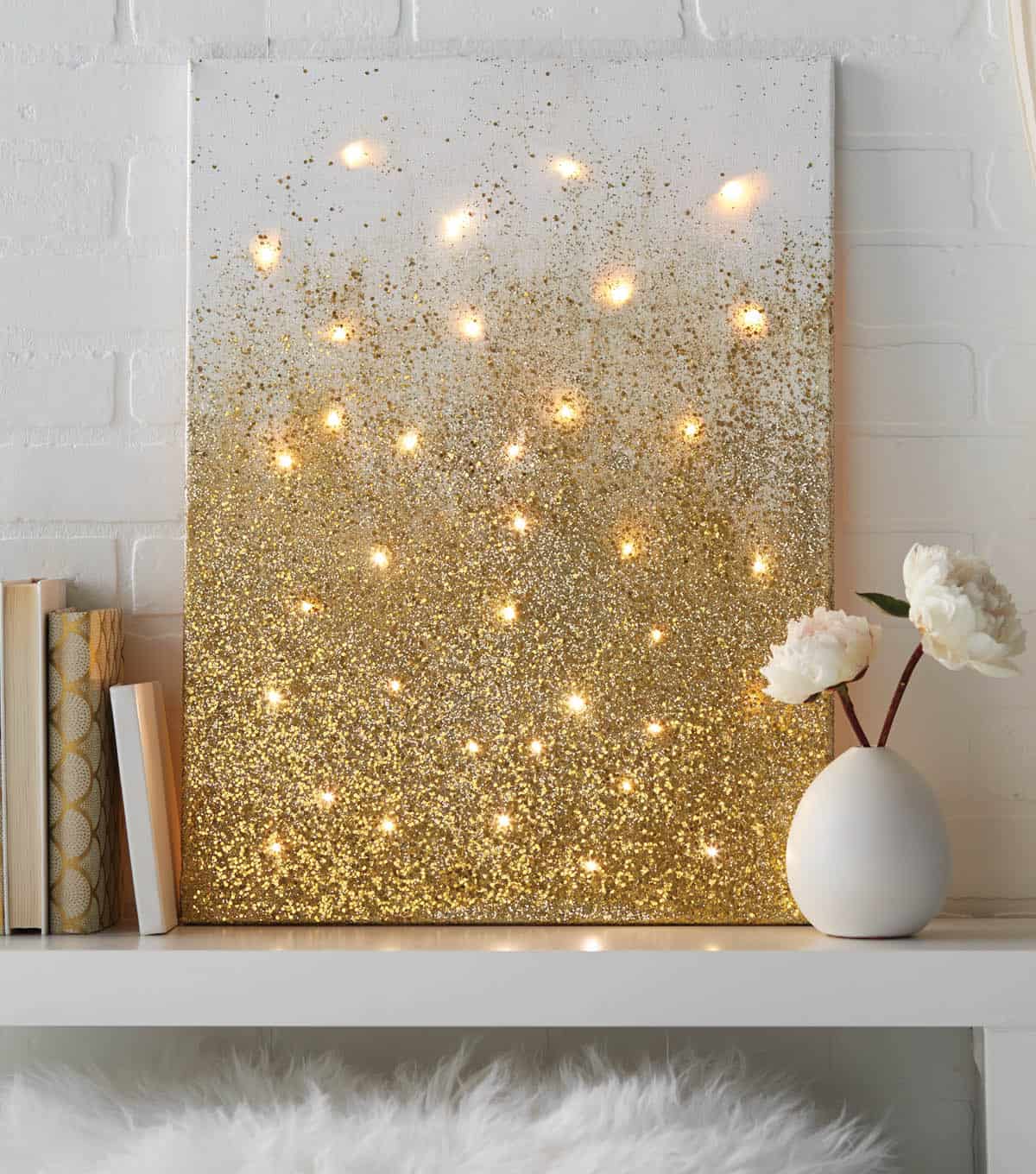 24. TAKE THINGS A LITTLE BIT FURTHER AND TRANSFORM YOUR WORK OF ART INTO A LIGHT DESIGN PIECE