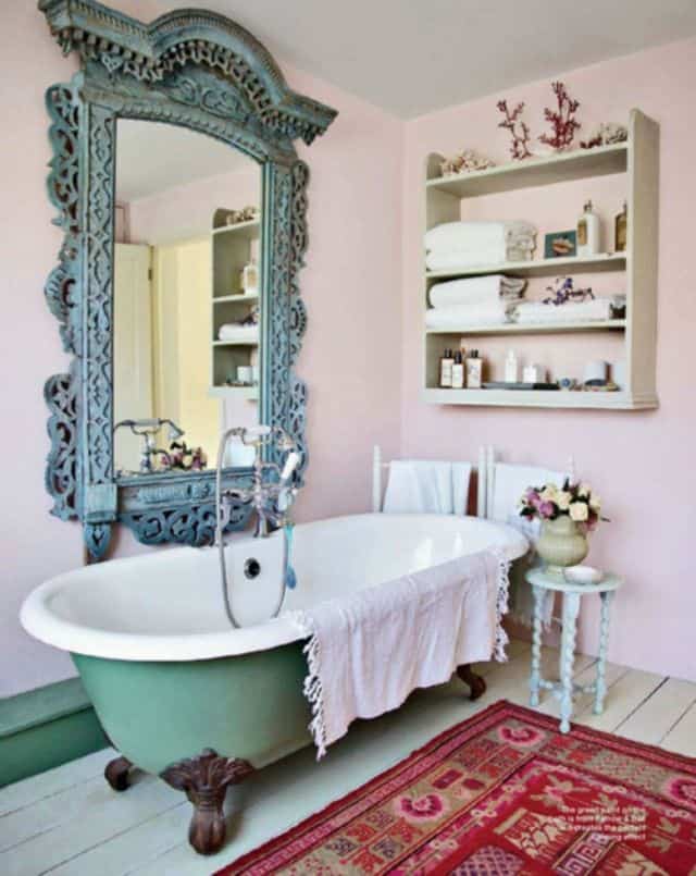 18 Shabby Chic Bathroom Ideas Suitable For Any Home (13)