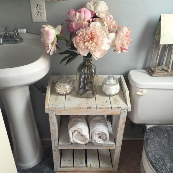 18 Shabby Chic Bathroom Ideas Suitable For Any Home (14)