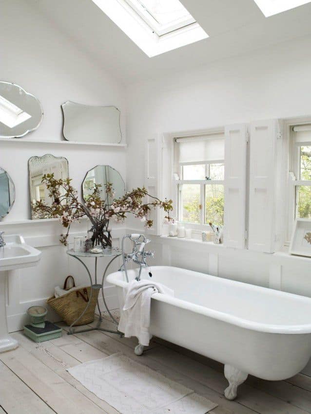 18 Shabby Chic Bathroom Ideas Suitable For Any Home (3)