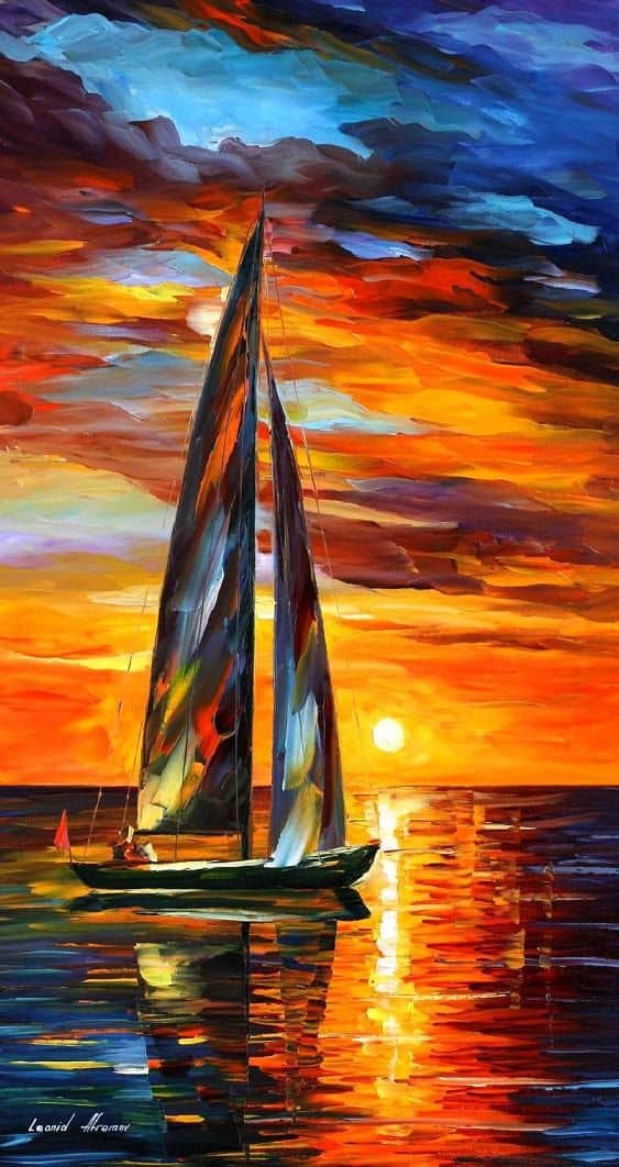 #11 CHOOSE TO CREATE A PAINTING OF A SUNSET