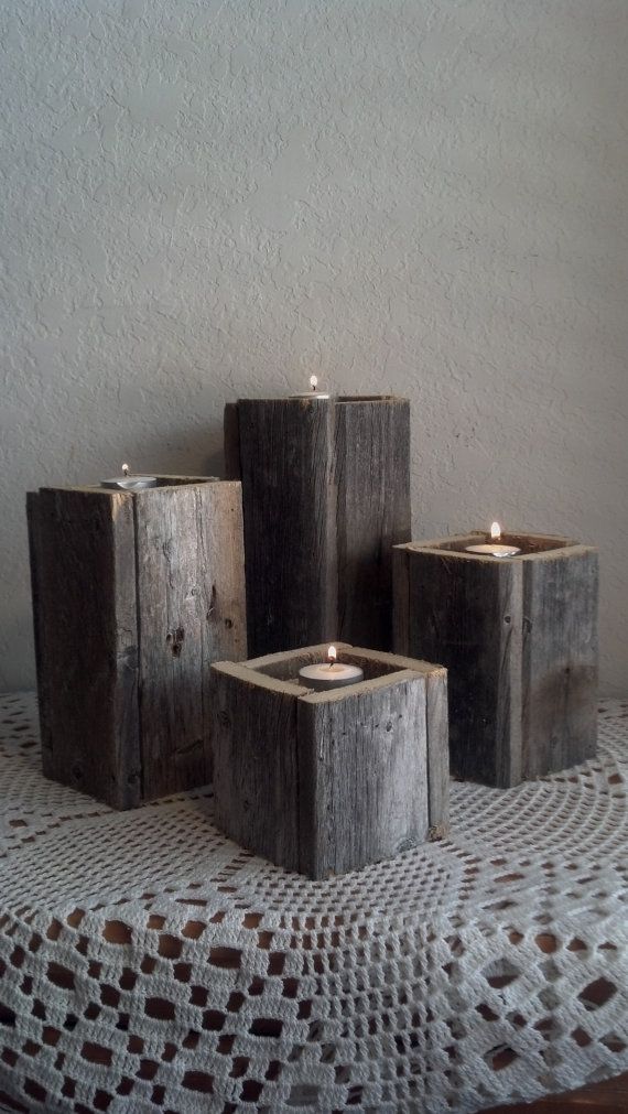 21 23 Stunning Wooden Candle Holders and Candle Holder Centerpiece Detailed Guide homesthetics decor (1)
