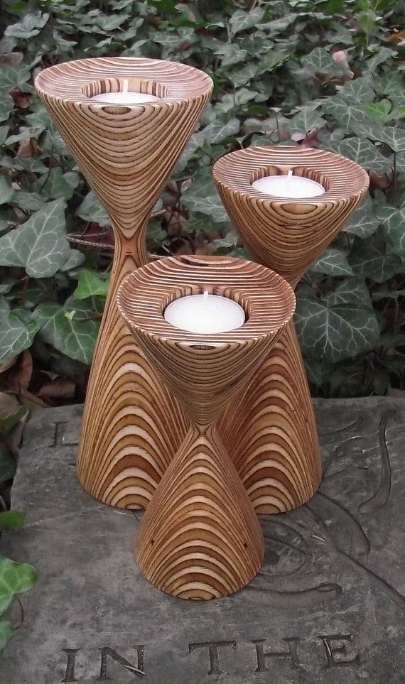 21 23 Stunning Wooden Candle Holders and Candle Holder Centerpiece Detailed Guide homesthetics decor (16)