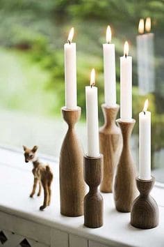 21 23 Stunning Wooden Candle Holders and Candle Holder Centerpiece Detailed Guide homesthetics decor (4)