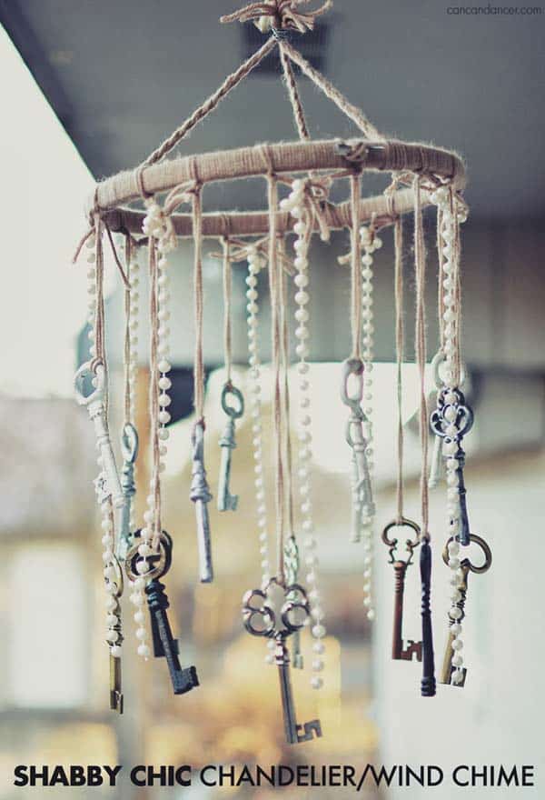 #19 CREATE A BEAUTIFUL SHABBY CHIC CHANDELIER